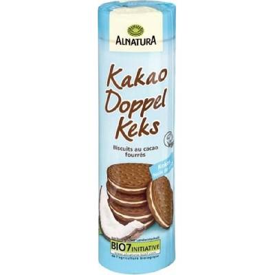 Alnatura Био двоен какаов бисквит с кокос - 330 г