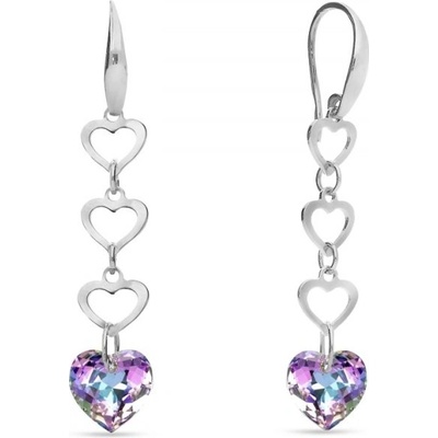 Spark fialové se Swarovski Elements Feeling KWS64328VL Vitrail Light