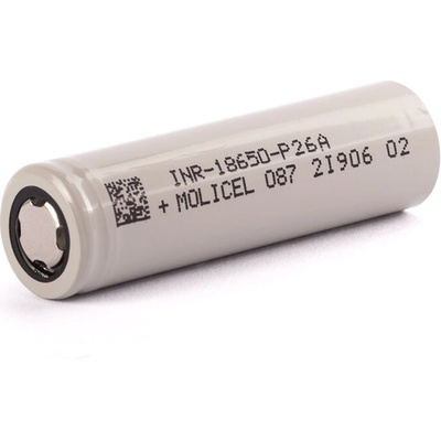 Molicel Презареждаща батерия Molicel INR 18650-P26A 2600mAh 35A