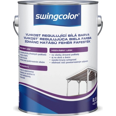 Swingcolor Biely krycí email 3 v 1 2,5 l biela