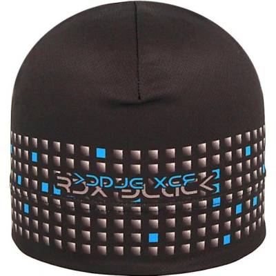RDX čepice black modré čtverečky