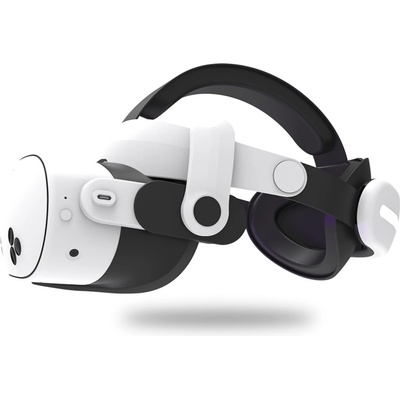 Vortex Virtual Reality Каишка за глава Halo с 12000 mAh батерия | за Meta Quest 3S и Quest 3 (VVR.S45.STRAP.BATTERY.WHT.QUEST3.25)