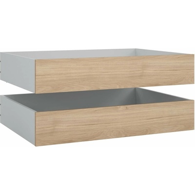 Tvilum Naia Zásuvky pod posteľ v prírodnej farbe 2 ks 90 x 190 / 140 x 190 cm