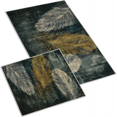 Brotex sada předložek 3D 60 x 100 +60x50cm BEZ VÝKROJE pírko