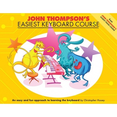John Thompson's Easiest Keyboard Course jednoduché skladby pre klavír