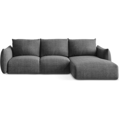 makamii Тъмносив сгъваем ъглов диван (десен ъгъл) Leila - Makamii (LEILA_RCF_43_P1_C7)