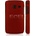 Samsung Galaxy Y Duos S6102 Твърд Калъф Червен + Протектор