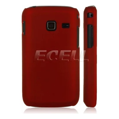 Samsung Galaxy Y Duos S6102 Твърд Калъф Червен + Протектор