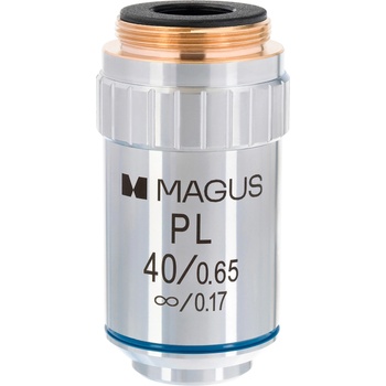 MAGUS Планахроматичен обектив с корекция до безкрайност MAGUS MP40 40x/0, 65 ∞/0, 17 (85239)