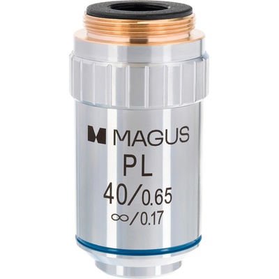 MAGUS Планахроматичен обектив с корекция до безкрайност MAGUS MP40 40x/0, 65 ∞/0, 17 (85239)