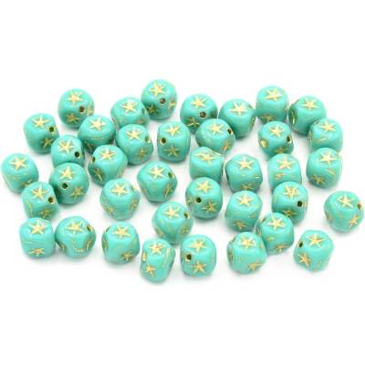 Glass beads, s.r.o. Kostičky 11100048 7 mm 63130/54202 Balení: 300ks