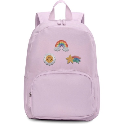 Tutete Detský batoh s vymeniteľnými nášivkami Lavender