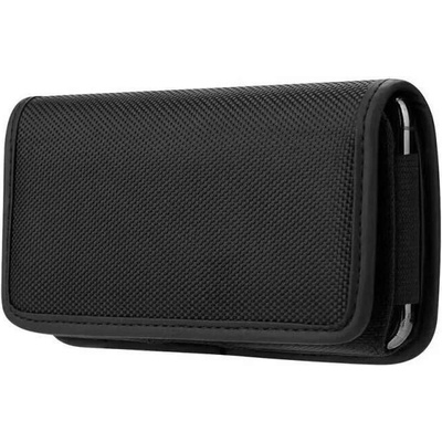 Horizontální pouzdro na opasek OXFORD Model 3 – mobil do 16 x 8 cm, černé