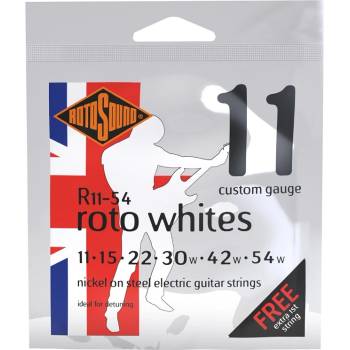 ROTOSOUND Струни за електрическа китара Rotosound R11-54 Whites