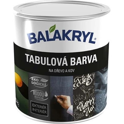 Balakryl Tabuľová farba 0,75 l čierná
