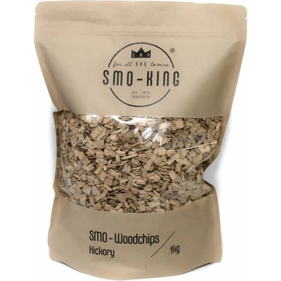 Smo King drevené štiepky hikórie 1 kg