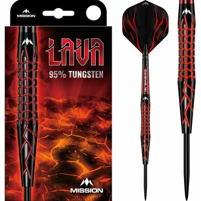 Mission Steel Lava - Black & Red Electro - 24g