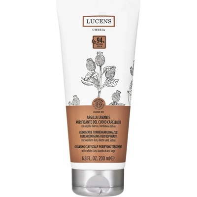 Lucens Шампоан с лечебна глина за мазен скалп, 200 ml