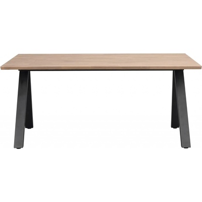 Rowico Home z masivního dubu CARRADALE Oak/black 170 x 100 cm dub přírodní černá 120883