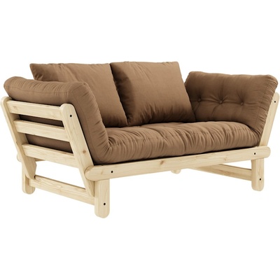 Karup design FRESH SOFA natural pine borovice 140*200 cm mocca