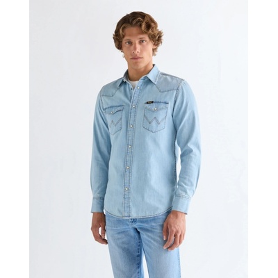 Wrangler Western pánská džínová košile 112378126 Riverbank