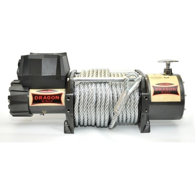 Elektrický naviják 8,1t 24V ocelové lano 31m DRAGON WINCH DWT 18000 HD