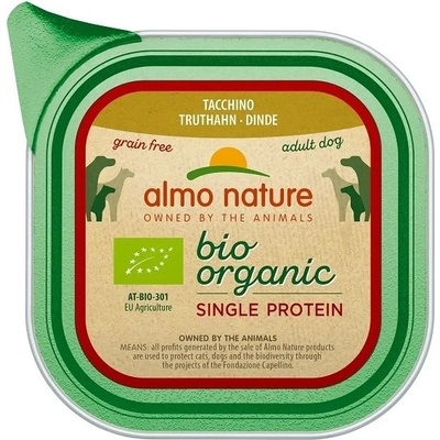 Almo Nature Bio Organic Single protein Adult Dog morka 150 g