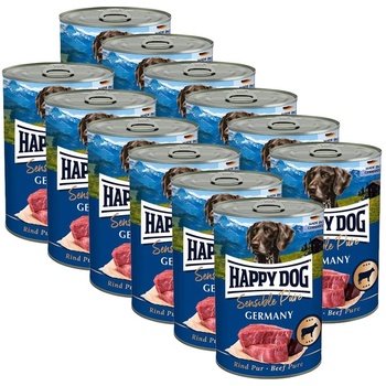 Happy Dog Rind Pur Германия - 12 x 400 г / говеждо