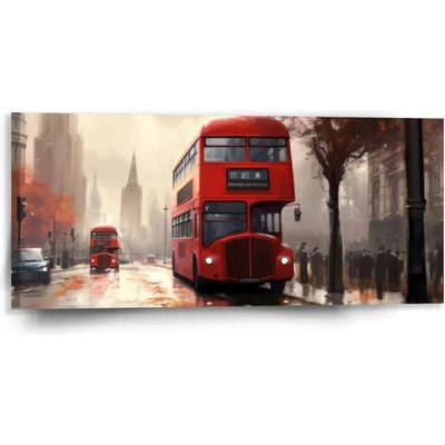 Sablio Obraz Londýn Double-decker 1 - 110x50 cm