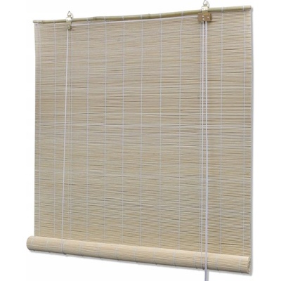 vidaXL Zatemňovací rolety z přírodního bambusu 2 ks 120 x 160 cm