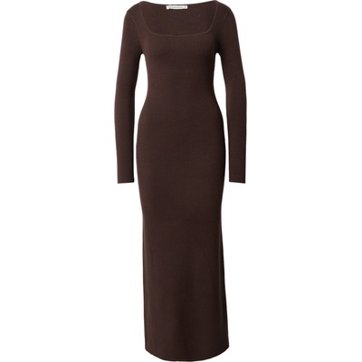 Abercrombie & Fitch Плетена рокля кафяво, размер L