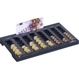 Durable Монетник Uroboard, в евро, L, пластмасов, черен (1060260005)