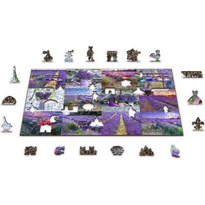 Wooden City - Puzzle Lavender France 150 - 150 piese