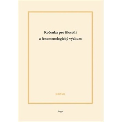 Ročenka pro filosofii a fenomenologický výzkum 2017