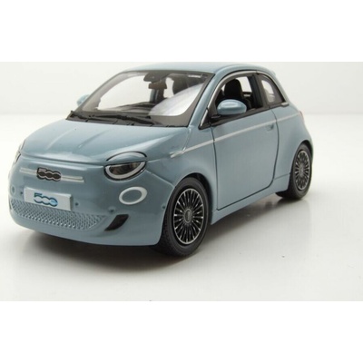 Bburago Plus Fiat 500e 2023 Blue 1:24