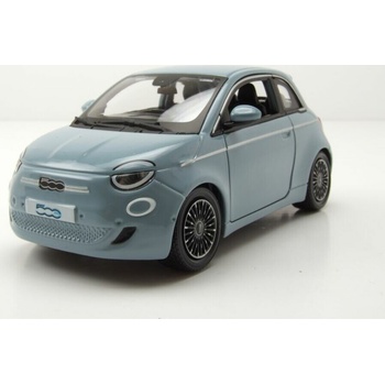 Bburago Plus Fiat 500e 2023 Blue 1:24