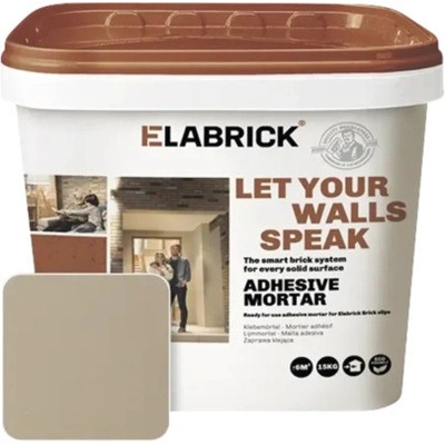 Elastolith spárovací tmel 15 kg světle hnědá