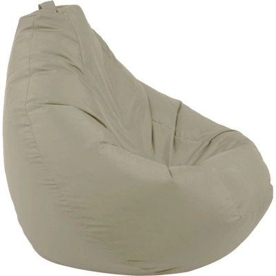 Pufrelax Пуф круша 320л. , Nirvana Grande - Teteron Beige, За открито, Перящ се калъф, Пълнеж от Полистиролни перли (PUF-G-NGR-TEX-BE)