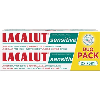 Lacalut Senstive 2 x 75 ml