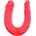 LyBaile Двойна силиконова отливка "redfill double dong" 30 см