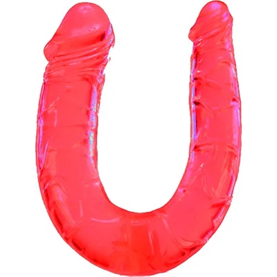 LyBaile Двойна силиконова отливка "redfill double dong" 30 см