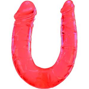 LyBaile Двойна силиконова отливка "redfill double dong" 30 см