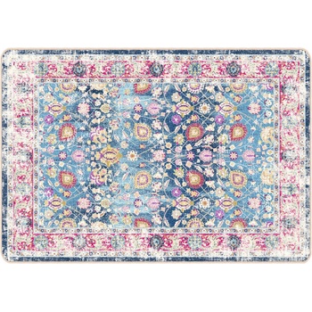 Перящ се килим многоцветен 160x230 см противоплъзгащ