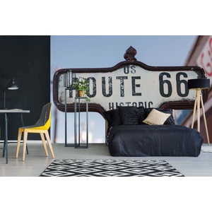 DIMEX ART Самозалепваща се флизелинова фототапета табела за route 66 375 x 250 см