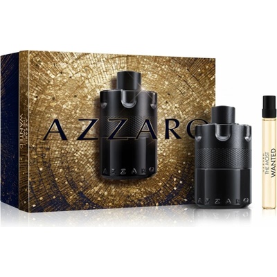 Azzaro The Most Wanted Azzaro The Most Wanted Intense EDP 100 ml + Azzaro The Most Wanted Intense EDP 10 ml + Azzaro Wanted sprchový gél a šampón 2 v 1 75 ml