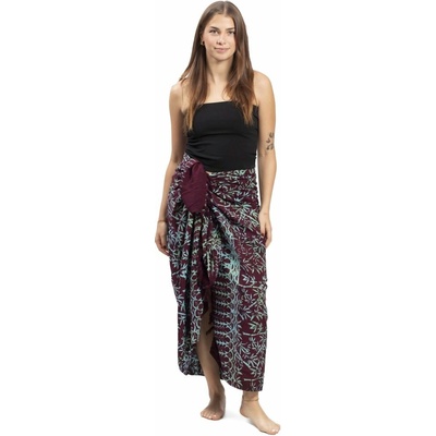 Sarong BALI BATIK hnědý VII.