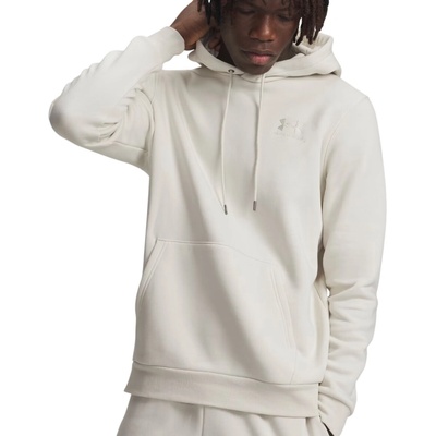 Under Armour UA Icon Fleece Hoodie-WHT Bílá