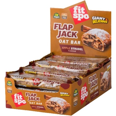 FIT SPO Flap Jack - Energy Oat Bar [12 x 80 грама] Ябълков щрудел
