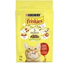 Krmivo pre mačky Friskies s hovädzím, kuraťom a so zeleninou 10 kg