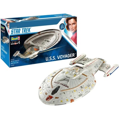 Revell Plastic ModelKit Star Trek 04992 U.S.S. Voyager 1:670